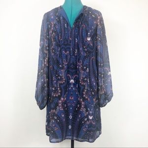 EUC Fleur Bleue Shift Dress